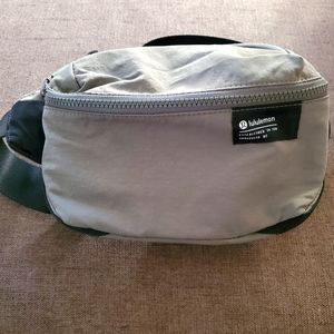 Lululemon Clean Lines Belt Bag in Sage Grey